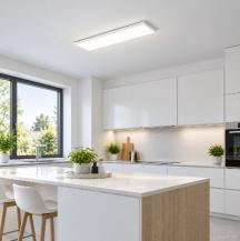 Superslim Philips LED-Panel Touch in rechteckiger Form 30x120cm mit Scene-Switch-Funktion neutralweißes Licht mit Eye Comfort