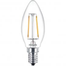 PHILIPS E14 Classic LED Kerze Filament Lampe 2W wie 25W warmweisses Licht