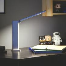Philips Akku USB LED Schreibtischleuchte Amber in Weiß dimmbar