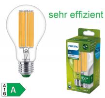 Ultra Efficient PHILIPS E27 LED Filament Lampe 7,3W = 100W universalweißes Licht 4000K - Beste Energie Effizienz Klasse