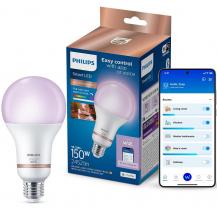 PHILIPS WiZ Smart LED RGB A80 E27 18,5W wie 150W 2452lm 2200–6500K dimmbar Matter
