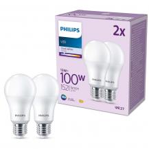 2er Set PHILIPS LED Lampe E27 A67 13W = 100W 1521lm 4000K neutralweiß