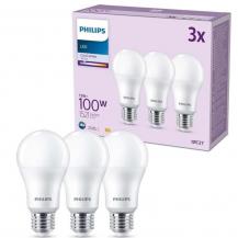 3er Set PHILIPS LED Lampe E27 13W = 100W 1521lm Naturweiß 4000K