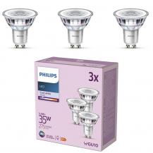 Philips LED GU10 PAR16 Reflektor 3.5W 275 lm 4000K Neutralweiß 36° (3er Set) - Abstrahlwinkel mit 36 Grad