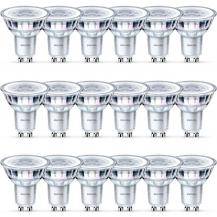 18er Pack Philips LED Strahler 36°-Ausstrahlwinkel 3,5W wie 35W neutralweißes Licht mit 4000K - XXXL-Sparpack