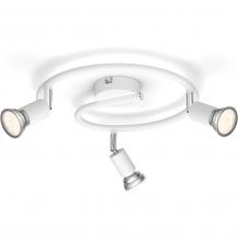Philips 3er Limbali Deckenstrahler in Weiß mit 3 x GU10 Fassung IP20 - GU10 Leuchtmittel nicht enthalten