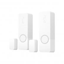 2er PHILIPS Hue Secure Tür-/Fensterkontakt Sensor Batteriebetrieb - steuerbar via App, kompatibel mit Amazon Alexa