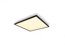 Philips Hue White Ambiance Panelleuchte Aurelle/ Zigbee oder Bluetooth in Schwarz 60x60cm