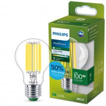 Besonders effiziente PHILIPS E27 LED Filament Lampe 7,3W = 100W universalweißes Licht 4000K