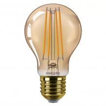 Philips E27 LED Filament LED Lampe im vintage Style Bernstein 7W wie 40W 1800K extra warmweißes Licht