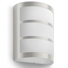 Philips Outdoor Wandleuchte Python Ultra Efficient Edelstahl 3,8 W mit warmweißem Licht IP44