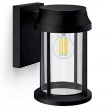 Philips Outdoor Wandleuchte Bellini in Schwarz mit E27 Fassung IP44