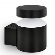 Philips Outdoor Wandleuchte Laven in Schwarz mit warmweißem Licht IP44