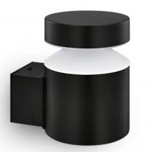 Philips Outdoor Wandleuchte Laven schwarz 6W, 4000 Kelvin neutralweißes Licht, IP44