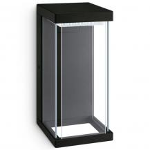 Philips Outdoor Wandleuchte Kyrie schwarz 12W, 2700 Kelvin warmweißes Licht, IP44