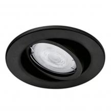 Philips Einbauleuchte Outdoor in Schwarz mit warmweißem Licht - austauschbare GU10 mit 355 Lumen ca. 30 Watt, nur für regengeschützte Bereiche