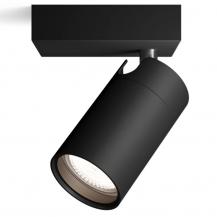 Philips 1er Idris Decken-/Wandspot in Schwarz IP44 - Badezimmer geeignet, dimmbar mit 1 x GU10 Fassung
