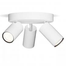 Philips 3er Deckenstrahler Idris in Weiß IP44 - Badezimmer geeignet, dimmbar mit 3 x GU10 Fassung