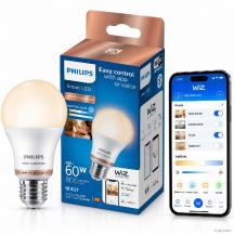 PHILIPS WiZ Smart LED A60 E27 8W wie 60W 806lm 2700–6500K dimmbar Matter