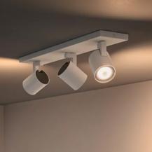 Philips Hue 3-flammiger LED-Wandstrahler RUNNER in Weiß Tunable White