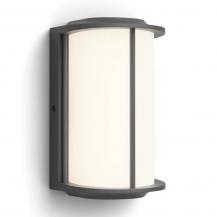 Philips Außenwandleuchte Reese Anthrazit - warmweißes Licht