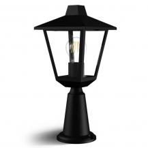 Philips Wegeleuchte Kinno in Schwarz mit E27 Fassung