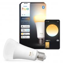 Philips Hue White Ambiance E27 LED Lampe 11,8W wie 100W - tubable white dimmbar - hell mit 1600 Lumen