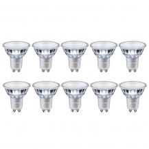10er Pack Philips GU10 MASTER LEDspot Value D 2700K warmweißer Reflektor 36° dimmbar 3,7W wie 50W Glas 90Ra hohe farbwiedergabe