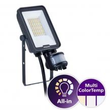 Philips LED-Scheinwerfer BVP167 mit Sensor 20W umschaltbare Farbtemperatur warm- bis kaltweiß IP65