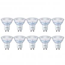 10er Pack Philips GU10 MASTER LED Spot Value 5,5W wie 80W 4000K neutralweiß 36° dimmbar für Akzentbeleuchtung