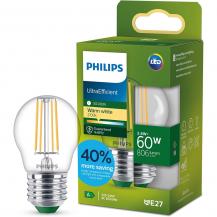 Philips E27 LED Lampe Tropfenform matt 3,8W wie 60W warmweisses Licht Ultra Efficient