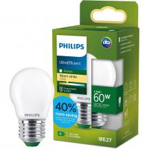 Philips E27 LED Lampe Tropfenform matt 3,8W wie 60W warmweisses Licht Ultra Efficient