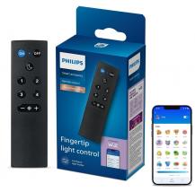 Philips WiZ Smart Home Fernbedienung – 9 Tasten, dimmbar, 4 Lichtszenen, Nachtlicht, Schwarz