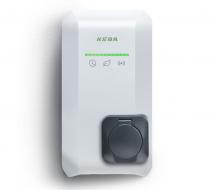 KEBA KeContact P40 Smart MID 11 kW, 3-phasig, Typ 2 Steckdose, Weiß, Hersteller-Art.-Nr. 144023