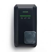KEBA KeContact P40 Smart MID 11 kW, 3-phasig, Typ 2 Steckdose, Schwarz, Hersteller-Art.-Nr. 144024