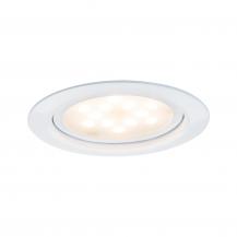 Paulmann 93555 Möbel Einbauleuchte Set LED 1x4.5W /350mA 65mm Weiß/Metall