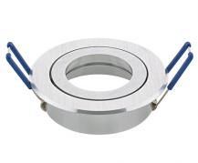 Schwenkbare Einbauleuchte Ring 83mm alu gebürstet Sigor