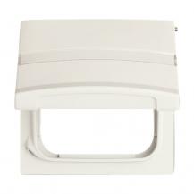 Busch-Jaeger 2118 GKN-32 Zwischenring mit Klappdeckel mit Beschriftungsfeld