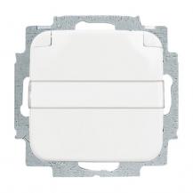 Busch-Jaeger 20 EUKN-214 SCHUKO® Steckdosen-Einsatz mit Klappdeckel und Beschriftungsfeld