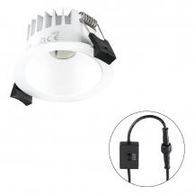 EVN C54N06010125 LED Deckeneinbauleuchte REFLECTO 6W 3000K/4000K/5700K 531lm weiß rund IP54 dimmbar Einbaudurchmesser 68mm