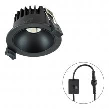EVN C54N06090925 LED Deckeneinbauleuchte REFLECTO 6W 3000K/4000K/5700K 510lm schwarz rund IP54 dimmbar Einbaudurchmesser 68mm