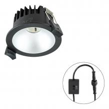 EVN C54N06091425 LED Deckeneinbauleuchte REFLECTO 6W 3000K/4000K/5700K 531lm schwarz rund IP54 dimmbar Einbaudurchmesser 68mm