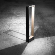 EVN LED Pollerleuchte Aluminium Druckguss IP54 Anthrazit 650 mm 3000K inkl. 2 Bodenanker