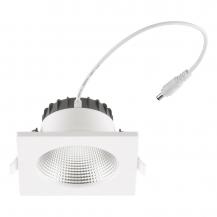EVN ES54104125 LED Deckeneinbauleuchte quadratisch 10W 3000K/4000K/5700K weiß Notlicht IP54 Einbaudurchmesser 90 mm