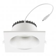 EVN ET54204125 LED Deckeneinbauleuchte 20W 2500lm 3000K/4000K/5700K IP54 weiß quadratisch dimmbar Einbaudurchmesser 145 mm