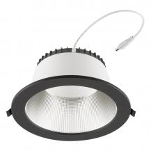 DECIDE ET54350925 LED Deckeneinbauleuchte rund 35W 3000K/4000K/5700K 4375lm IP54 schwarz dimmbar Einbaudurchmesser 195mm