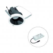 EVN F01R09AM2540L55D COB LED Deckeneinbauleuchte 25W | 4000K | CRI92 | 55° Reflektor | 30° schwenkbar | DALI-2 dimmbar | Einbaudurchmesser 125mm