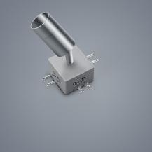 Helestra Vigo LED Strahler-T-Verbinder in mattnickel dimmbar