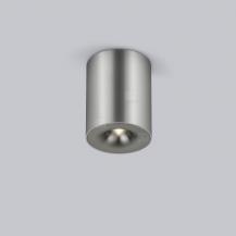 Helestra Runder LED Deckenstrahler NIO dimmbar in aluminium eloxiert , Aluminium + BleBlende titangraueloxiert