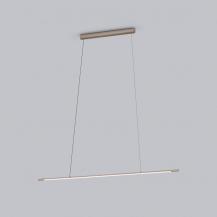 Helestra LEDA Filigrane LED Balken Pendelleuchte in coffee 133cm